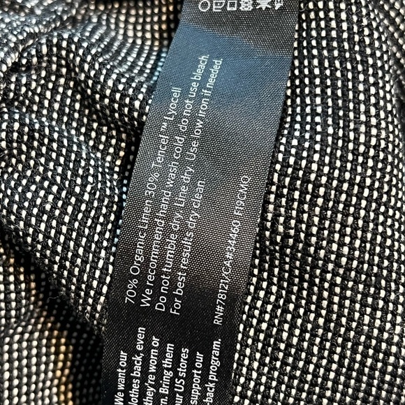 Eileen Fisher Organic Linen Ankle-Cropped Pants Effortless Sustainable Style - Picture 5 of 5